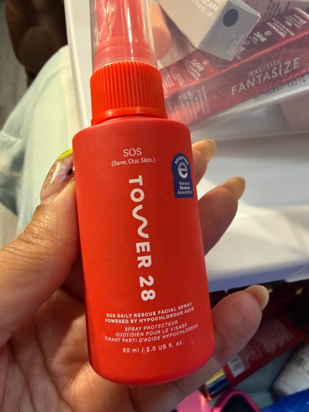 Tower 28 SOS Daily Rescue Facial Spray 2oz travel